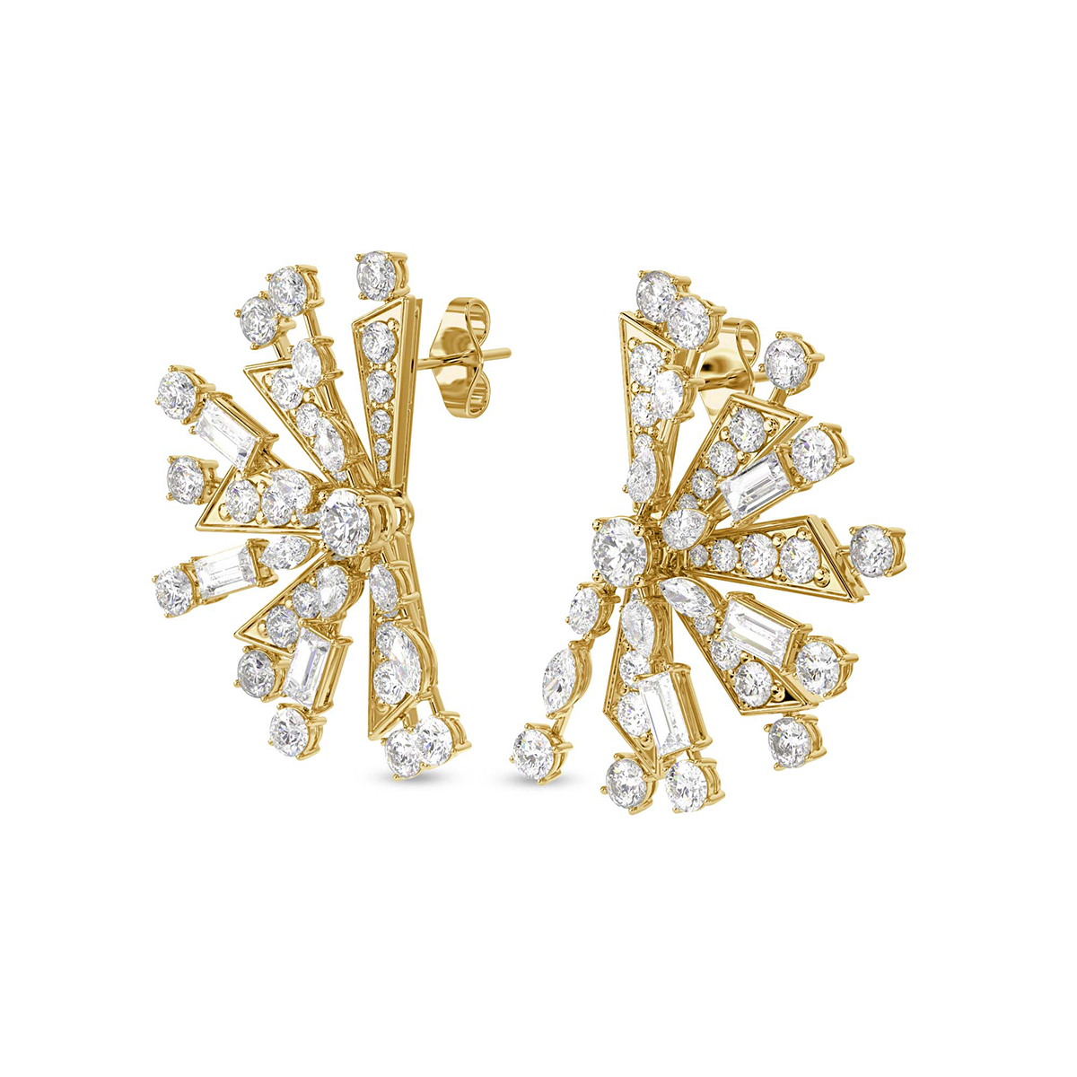 Flashing Lights Earrings left view