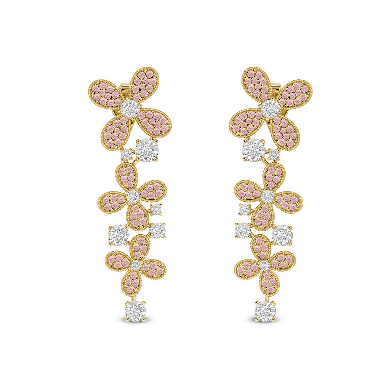Secret Garden Earrings front view