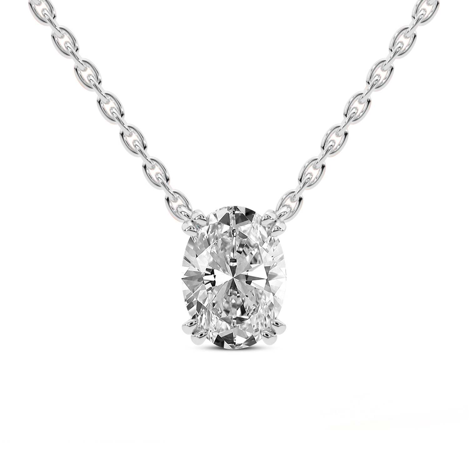Macy's Diamond Tennis Necklace (3 ct. t.w.) in 14k White Gold or 14k Yellow  Gold - Macy's