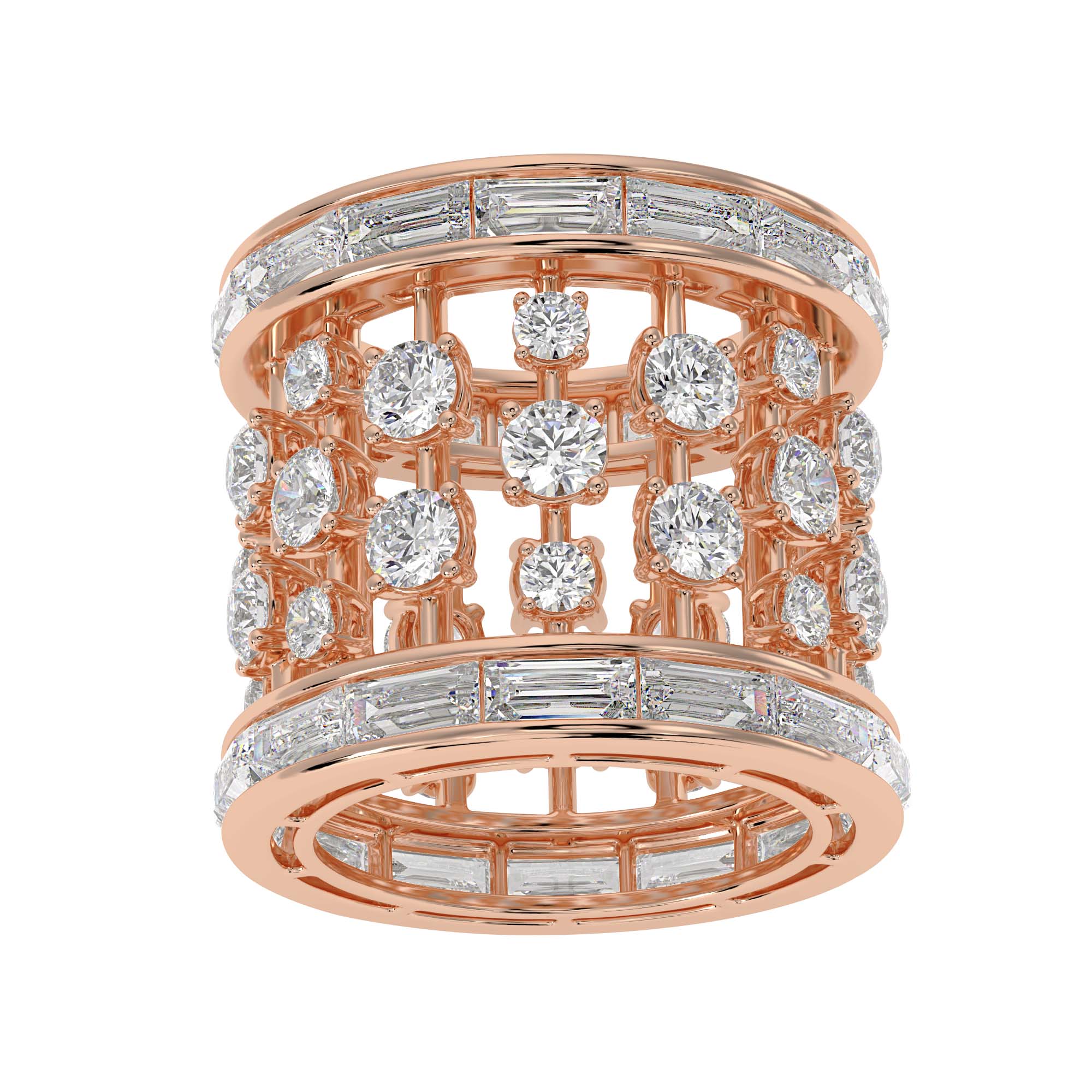 The Barrel Cocktail Ring left view