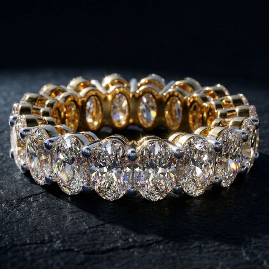 Friendly Diamonds Camila Oval lab-grown diamond ring in official product photography