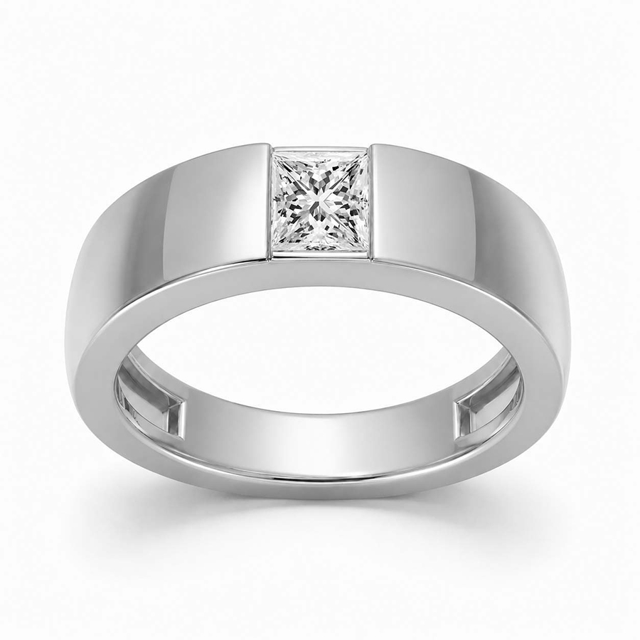 Platinum Serein Men's Ring (3/4 Ct. Tw.) front image