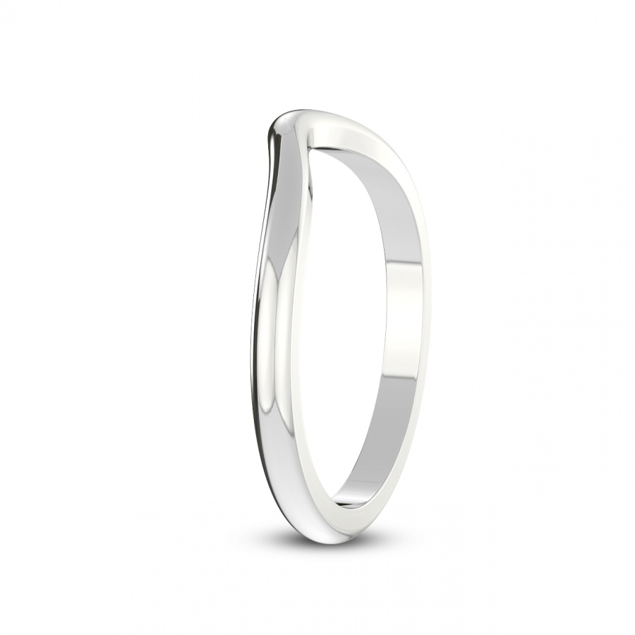 Petite Lexi Matching Band white gold ring, small left view