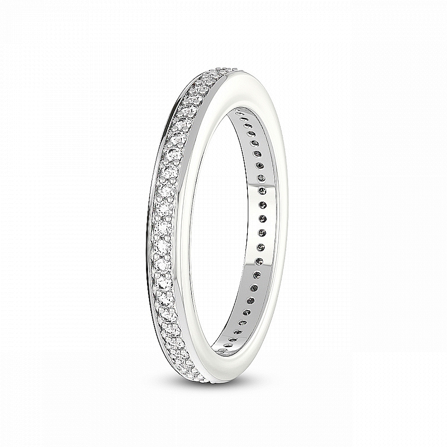 Astra Matching Band white gold ring, small left view