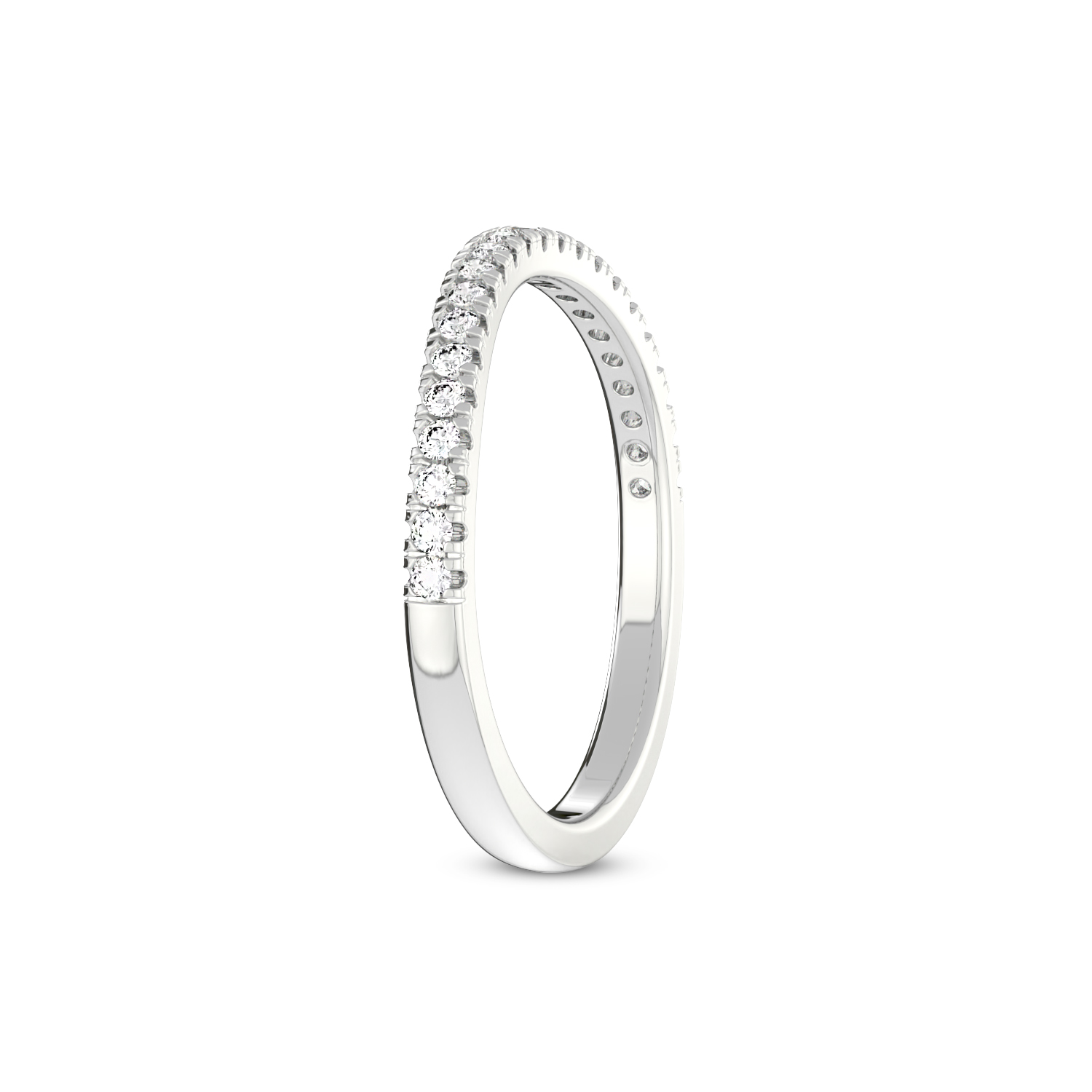 Mya Classic Wedding Band left view