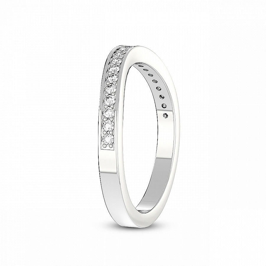Helen Matching Band white gold ring, small left view
