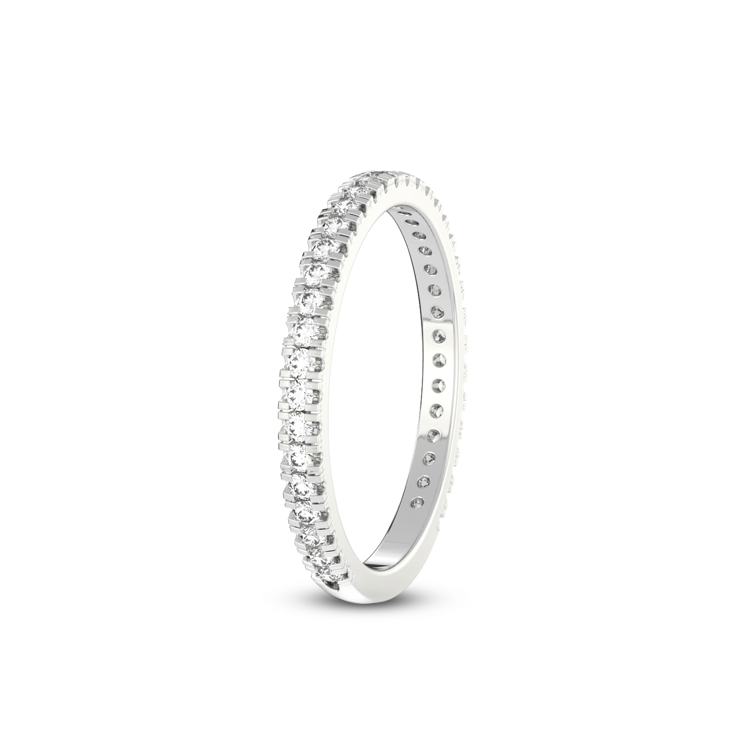 Olga Wedding Band left view