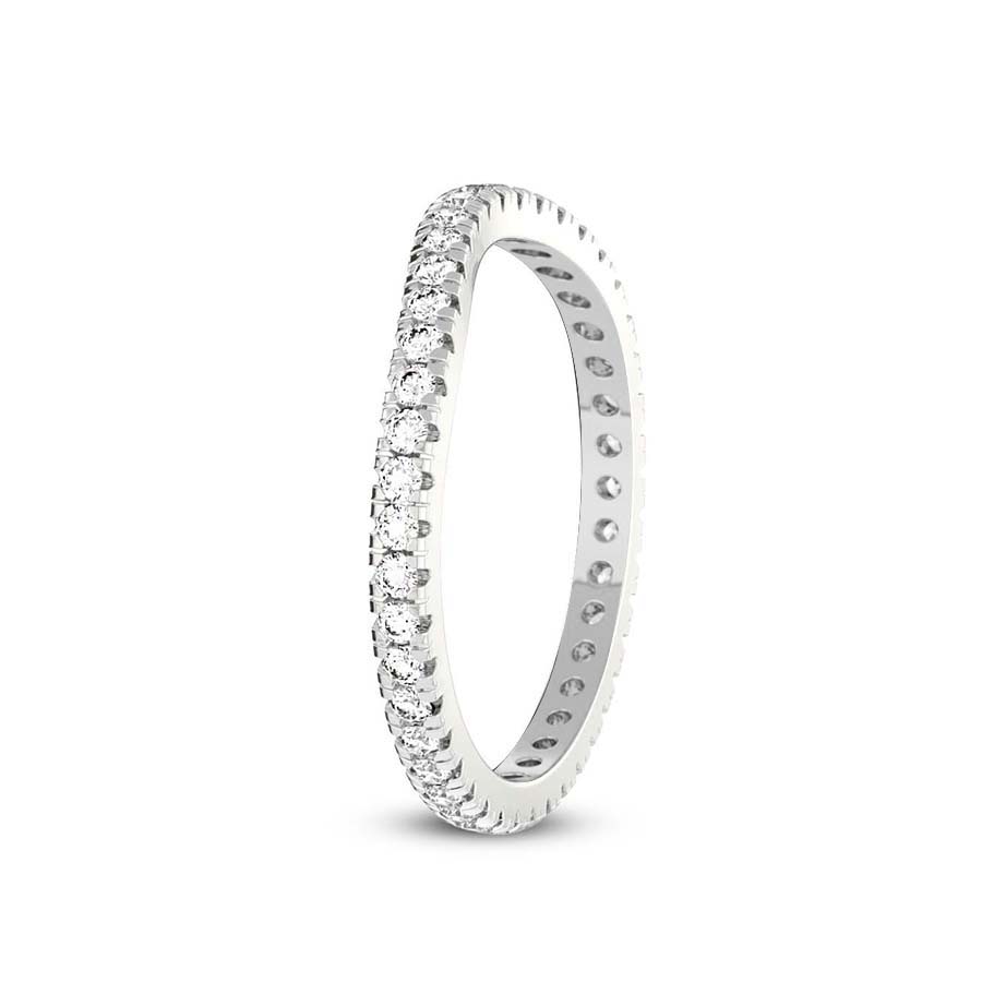 Shae Matching Band white gold ring, small left view