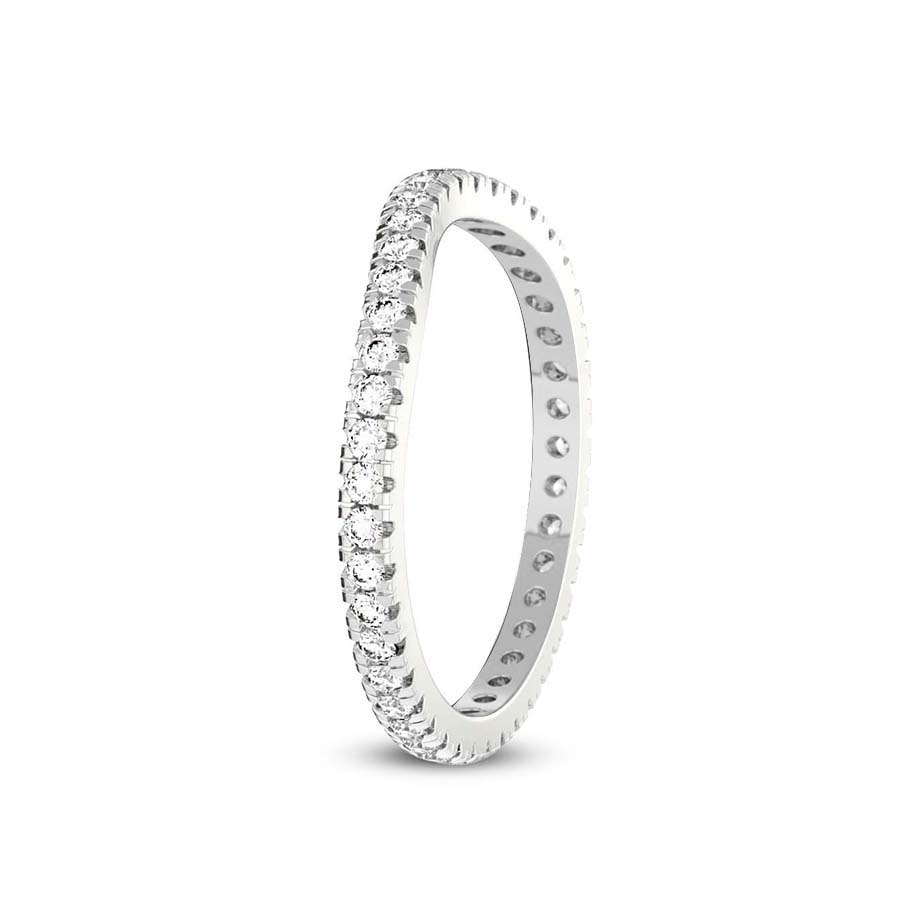 Shae Wedding Band left view