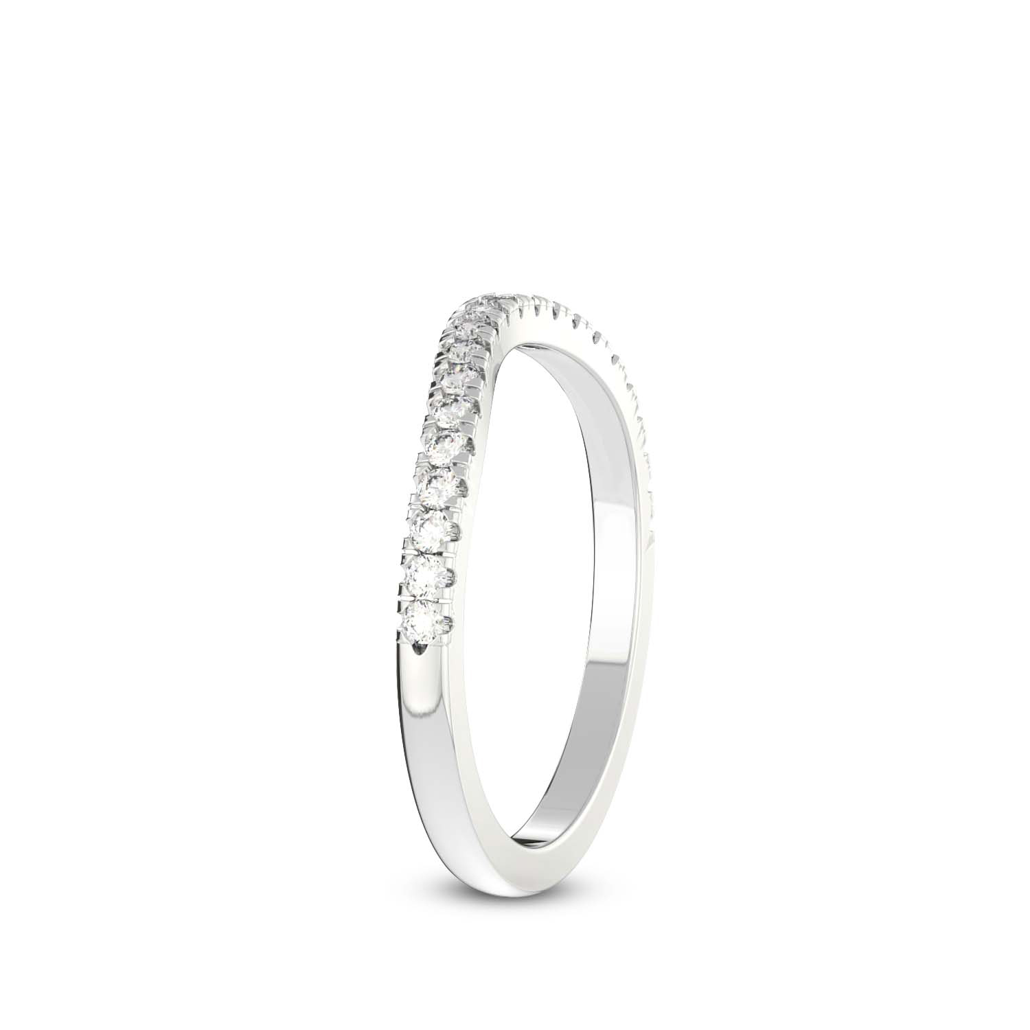 Sora Wedding Band left view