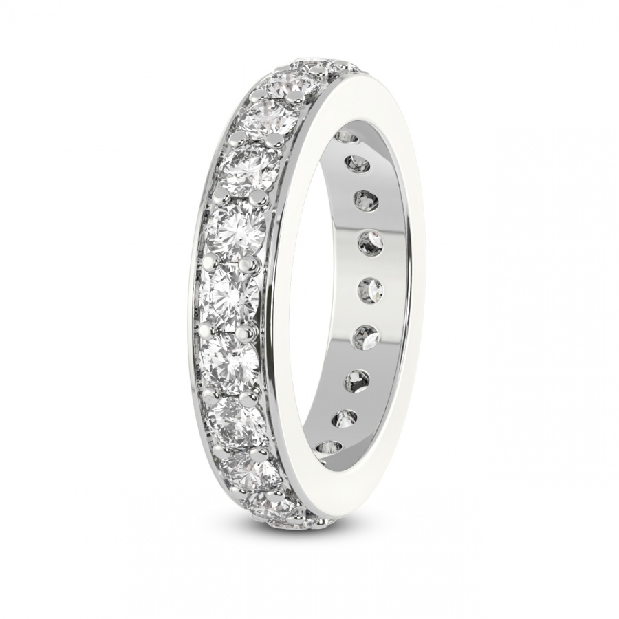 Rayne Matching Band white gold ring, small left view