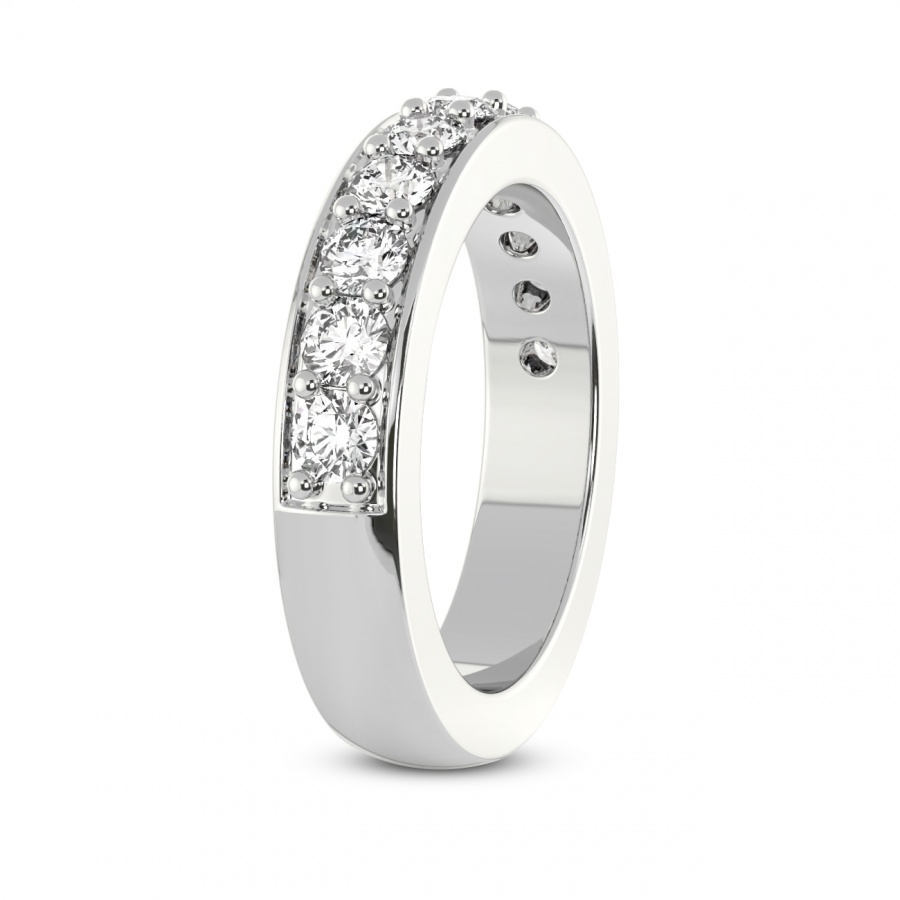 Shay Matching Band white gold ring, small left view