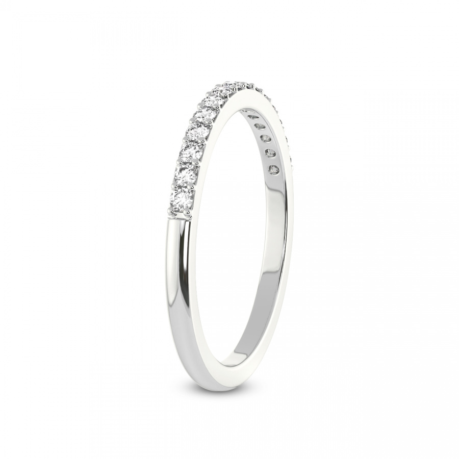 Dale Matching Band white gold ring, small left view