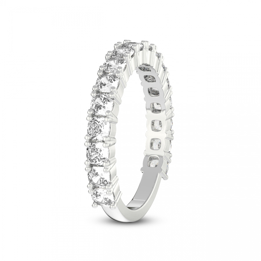 Nia Matching Band white gold ring, small left view