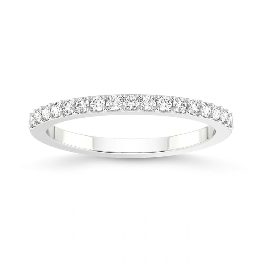 Chloe Matching Band white gold ring, small front view