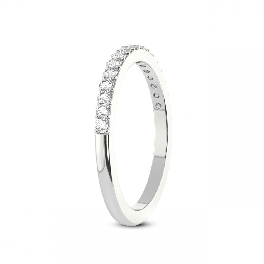 Chloe Matching Band white gold ring, small left view