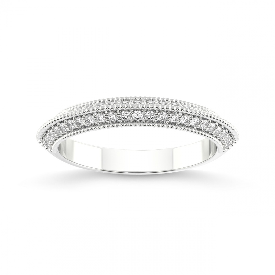 Skye Matching Band white gold ring, small front view