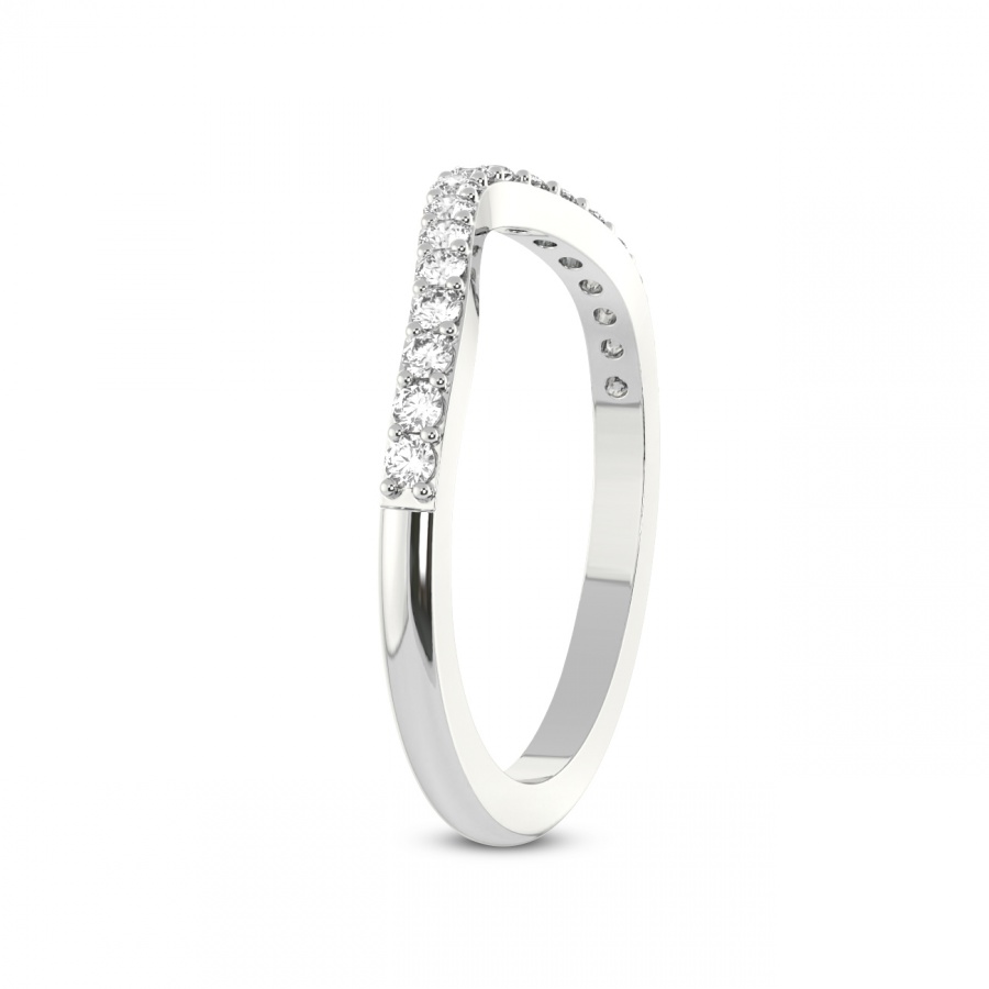Sia Matching Band white gold ring, small left view