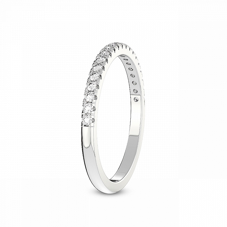 Etta Matching Band white gold ring, small left view