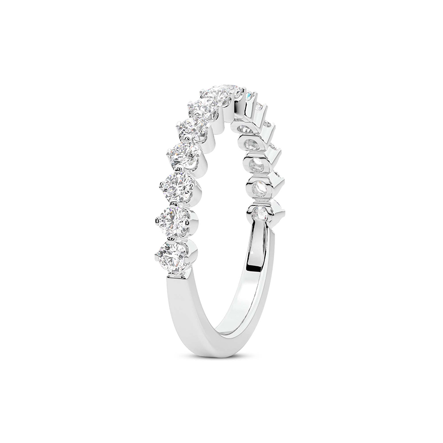 Perrine Wedding Band left view