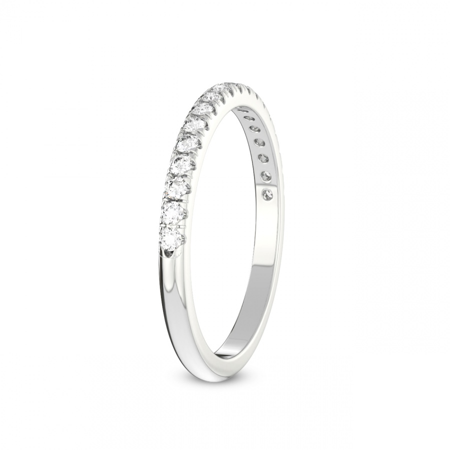 Ila Matching Band white gold ring, small left view
