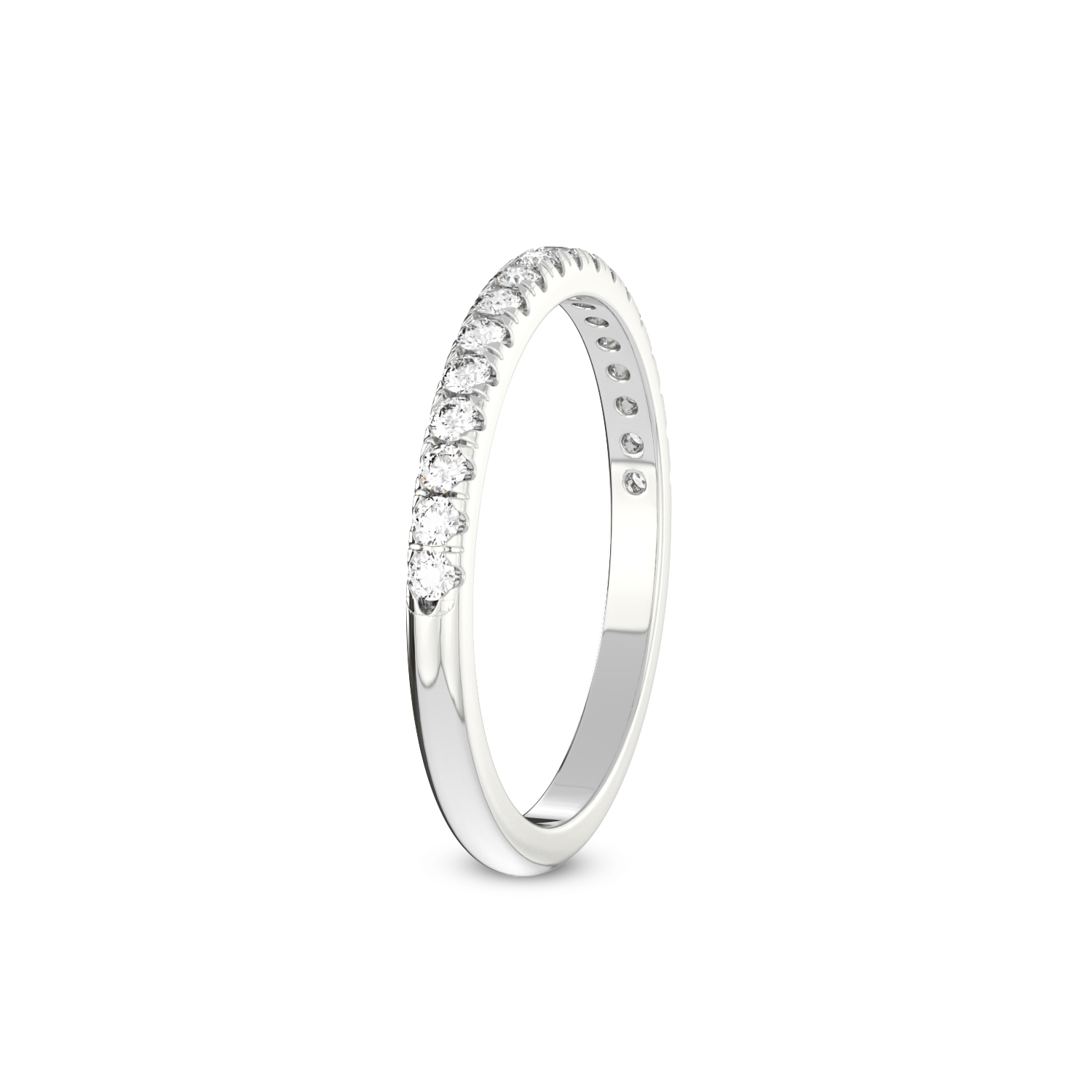Ila Wedding Band left view