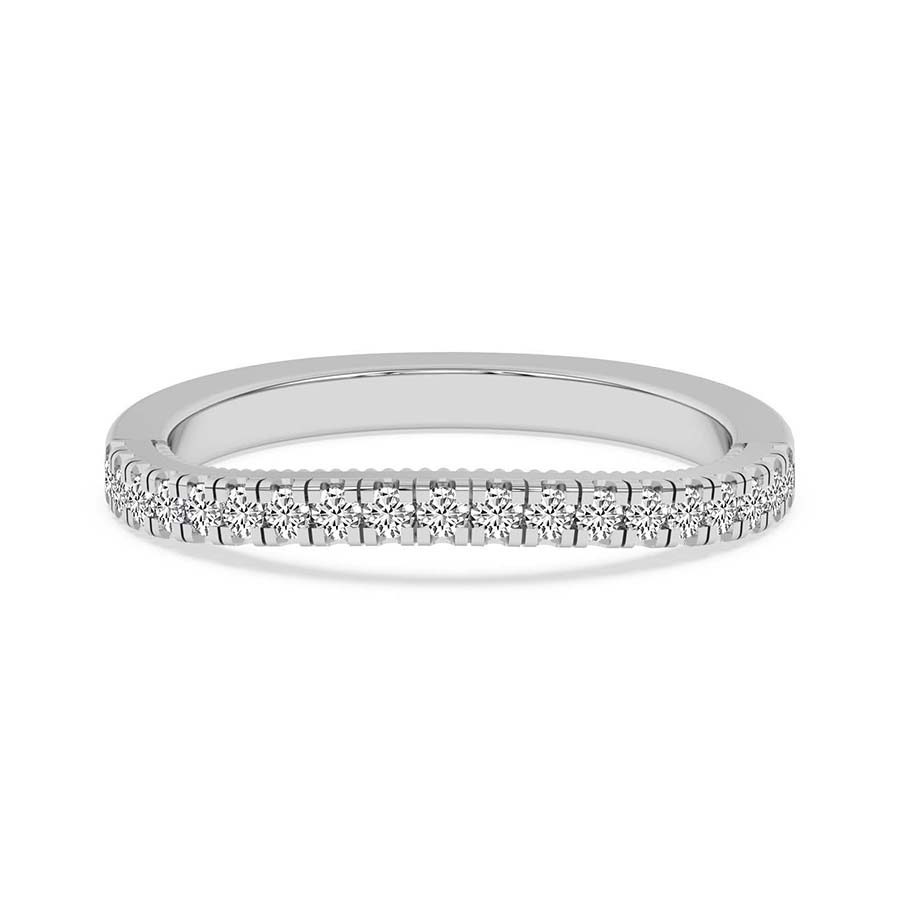 Vivre Wedding Band front view