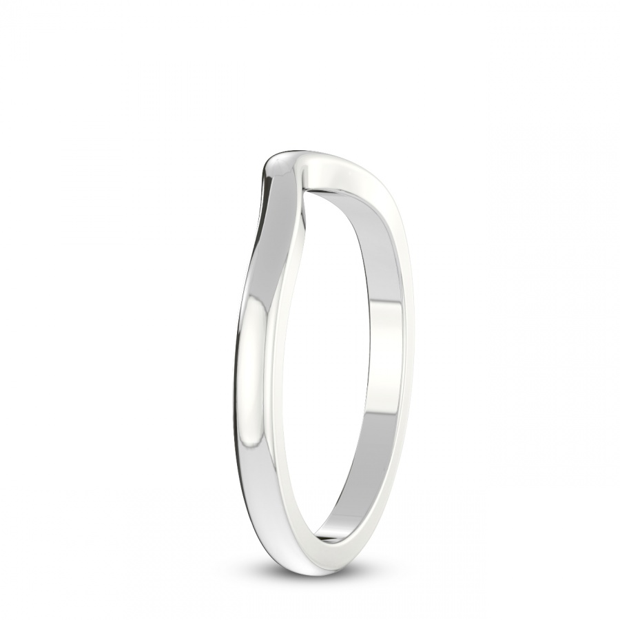 Jude Matching Band white gold ring, small left view