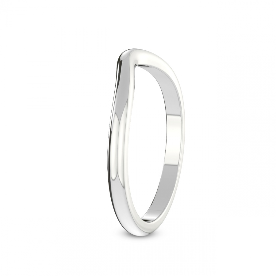 Leah Matching Band white gold ring, small left view