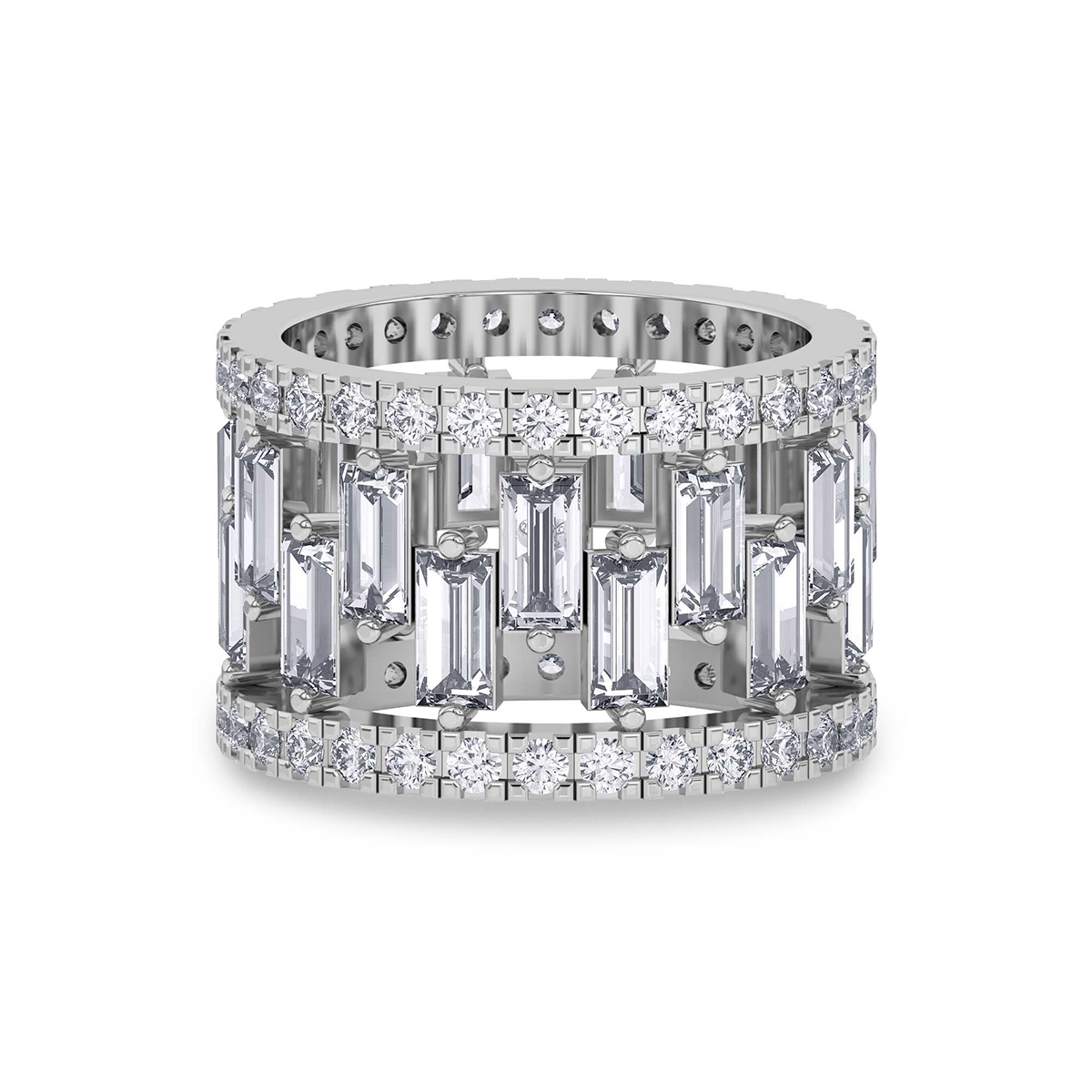 The Duets Cocktail Ring left view