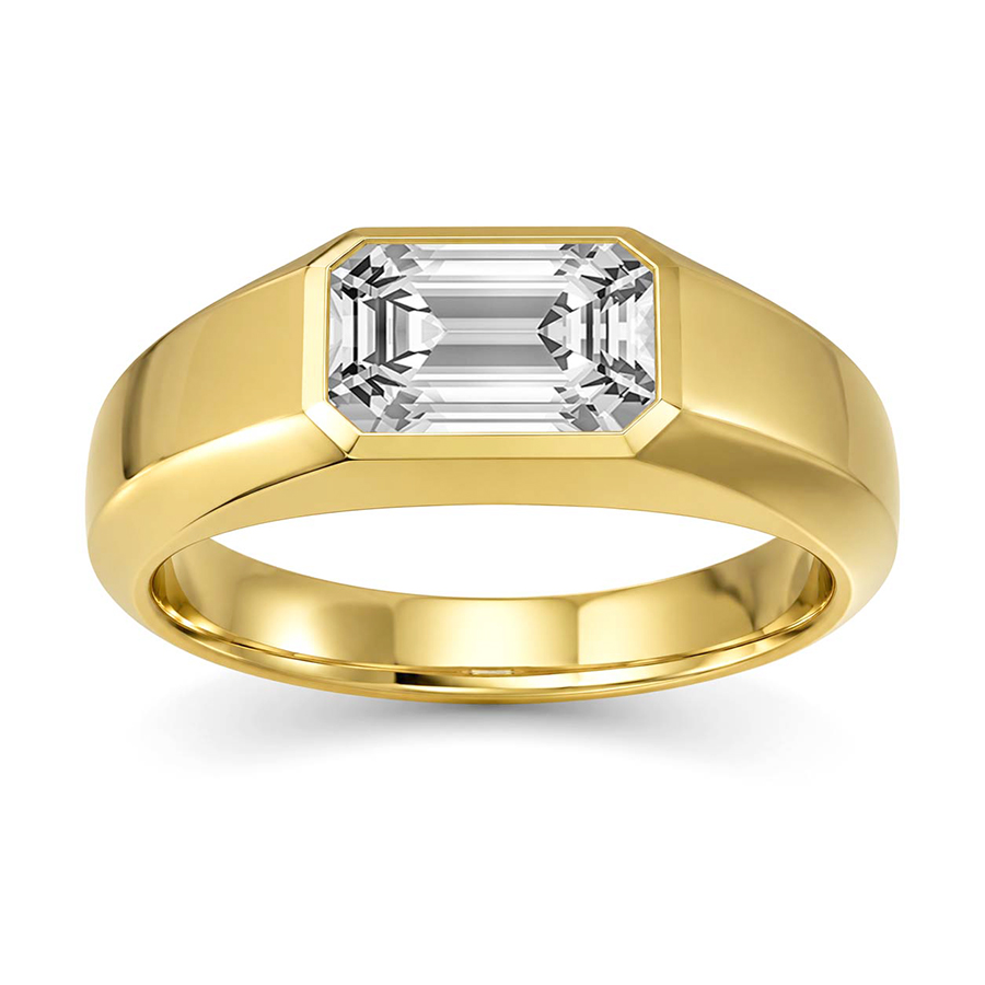 18kt Yellow Gold Regis Men's Ring (1 Ct. Tw.) front image