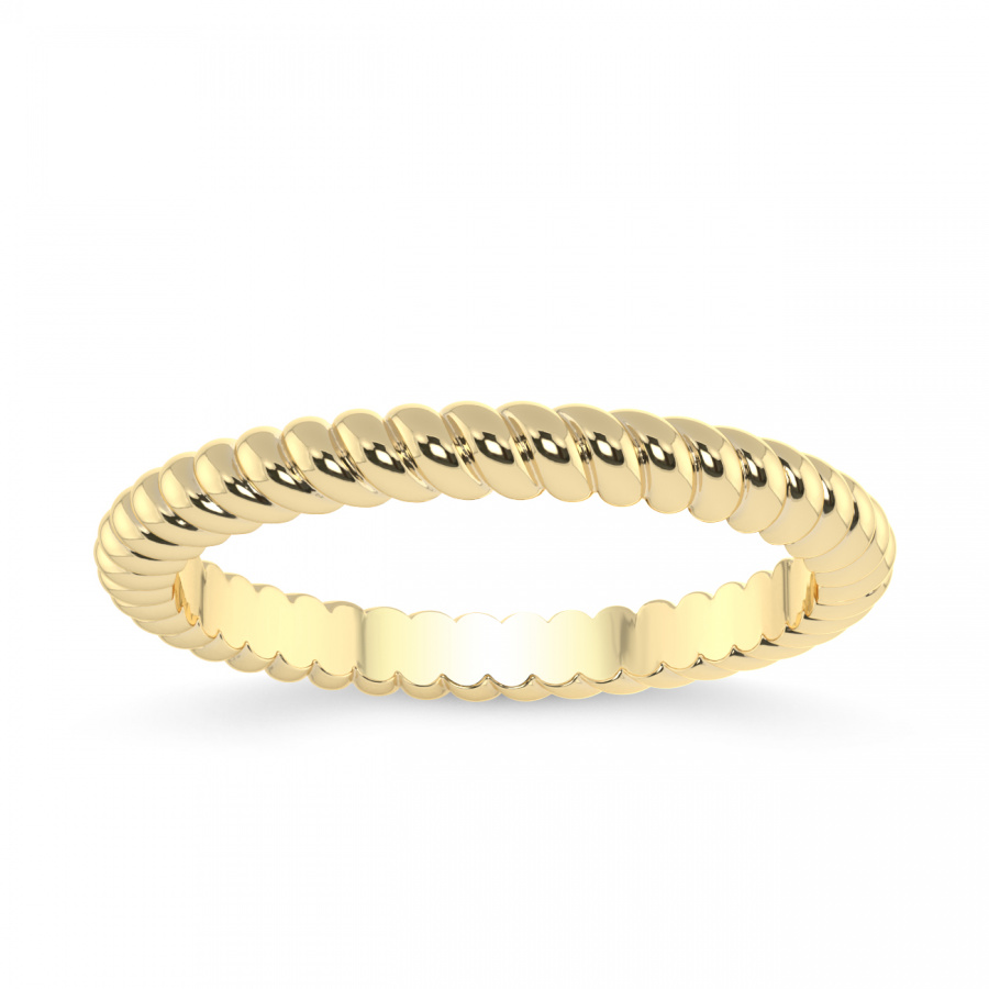 Lupe Twist Wedding Band
