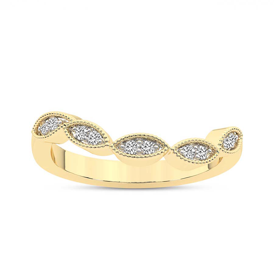 Layla Wedding Band front view