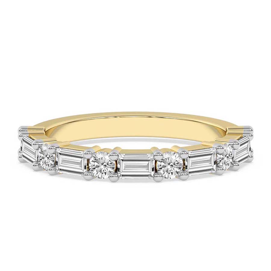 Evoke Wedding Band front view