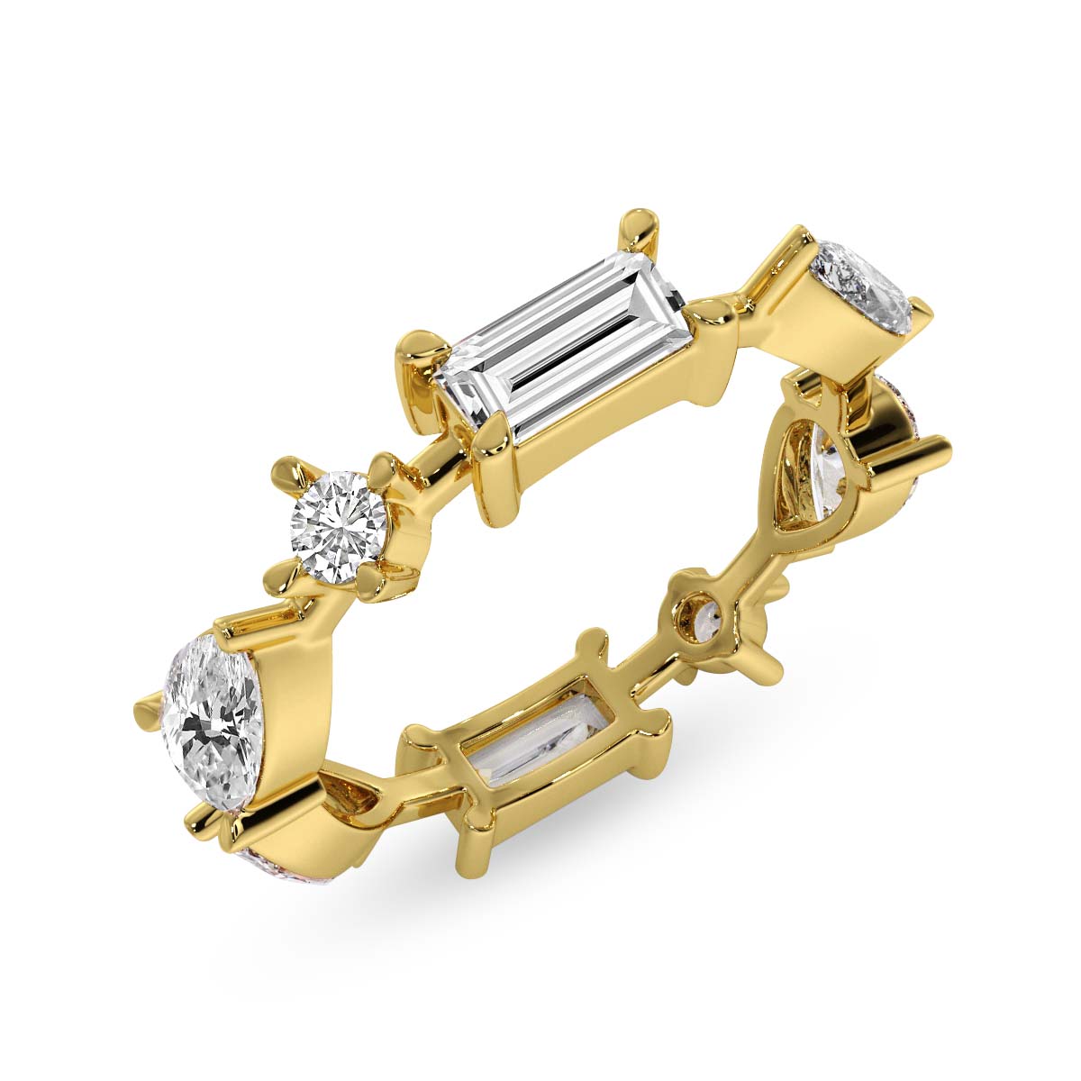 Starlight Stackable Ring front view