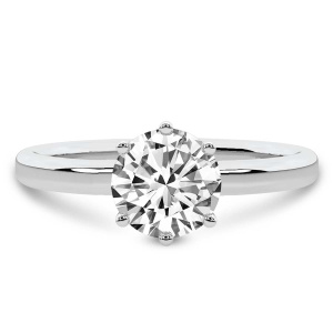 Six Prong Solitaire Diamond Ring