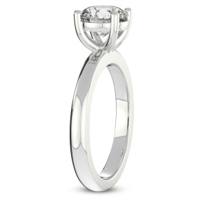 Quinn Solitaire Diamond Ring top view
