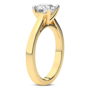 Teagan Solitaire Diamond Ring top view