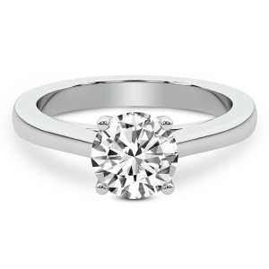 Teagan Solitaire Diamond Ring front view