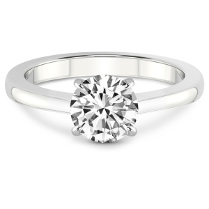 Demi Four Prong Diamond Ring front view