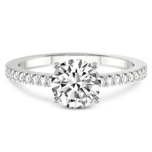 Jia Secret Double Halo Eternity Ring front view