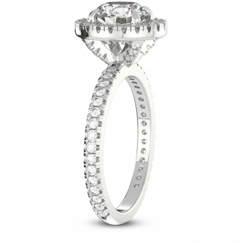 Klarissa Halo Diamond Eternity Ring top view