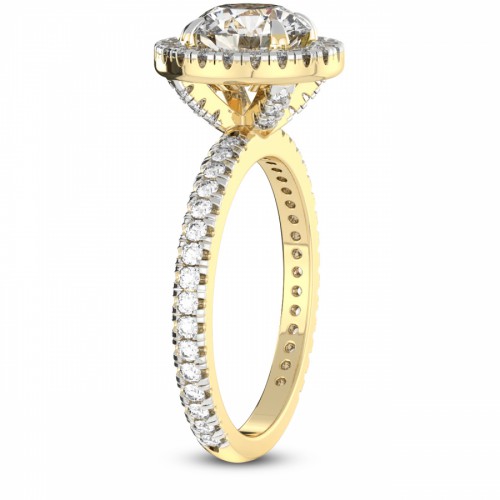 Klarissa Halo Diamond Eternity Ring top view