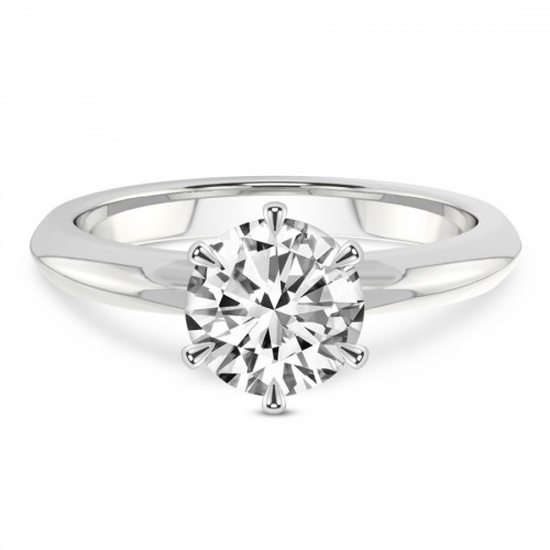 Alora Six Prong Solitaire Ring