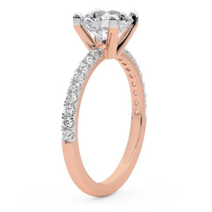 Venetia Half Eternity Diamond Ring top view