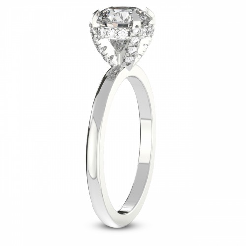 Lyla Hidden Accents Solitaire Ring top view