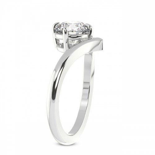 Janes Chevron Diamond Ring top view