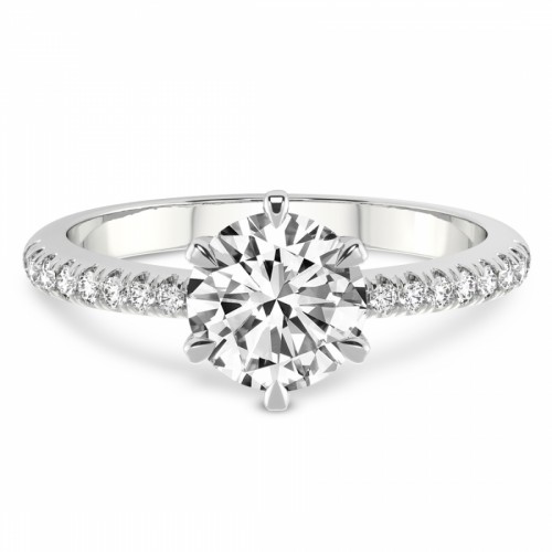 Etienne Secret Halo Diamond Ring