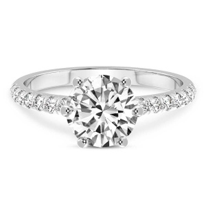 Olivia Secret Halo Diamond Ring front view
