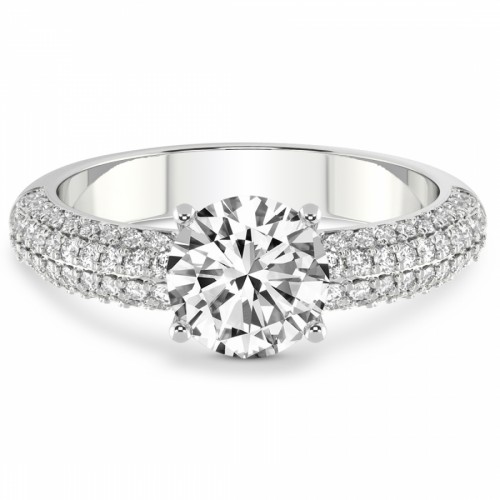 Casimer Secret Halo Diamond Ring